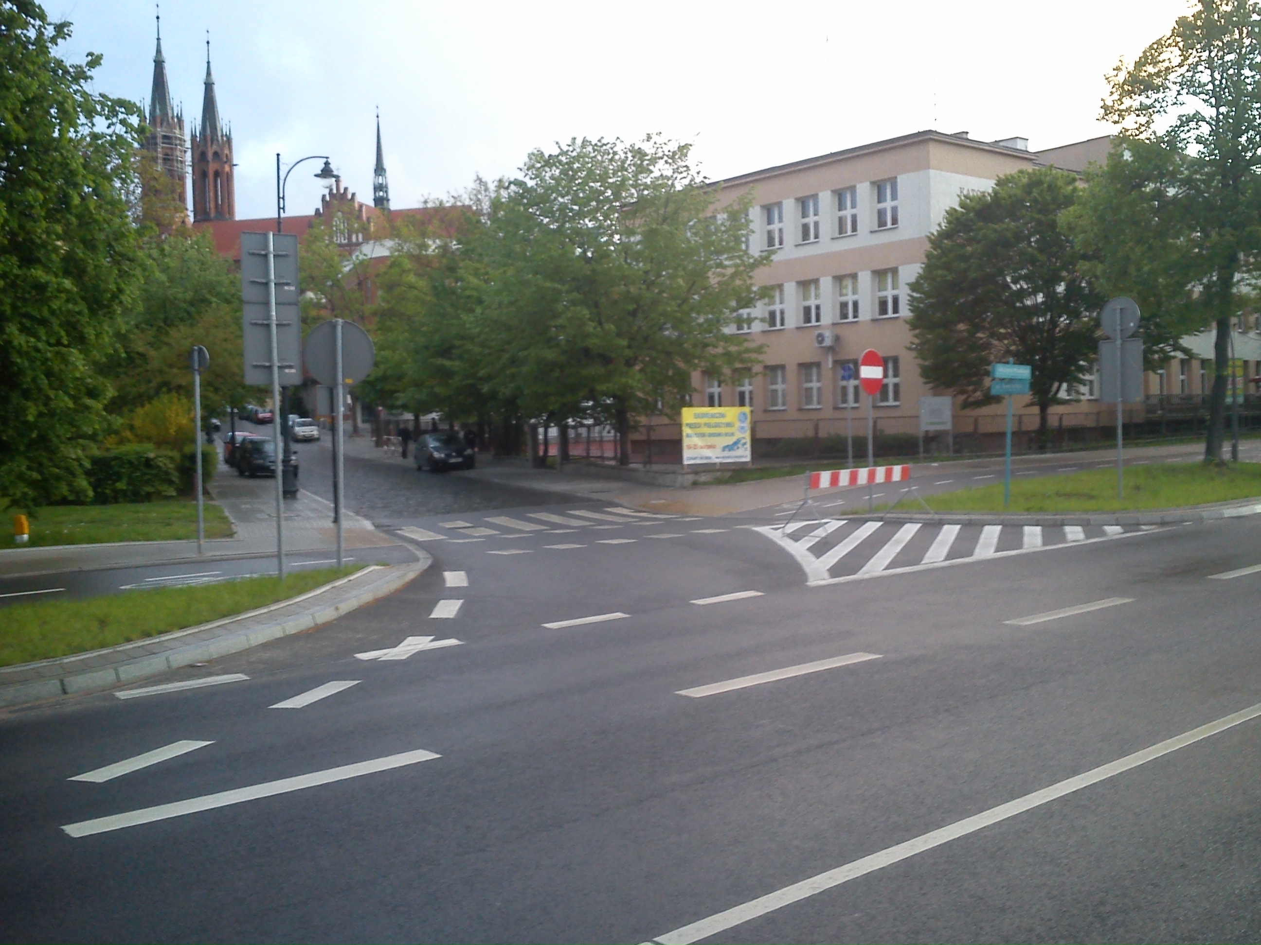 Nowy baner w centrum Białegostoku